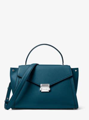 michael kors large whitney satchel olive|Whitney Large Leather Tote Bag .